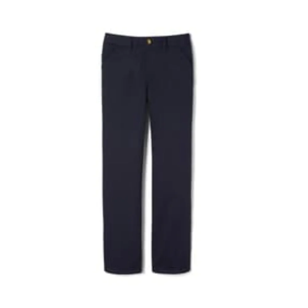 French Toast Girls Straight Leg Stretch Pull-on Pant Navy Size 5 Nwt